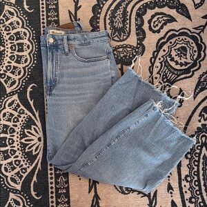 Madewell | The Curvy Perfect Vintage Wide-Leg Crop Jean, light wash